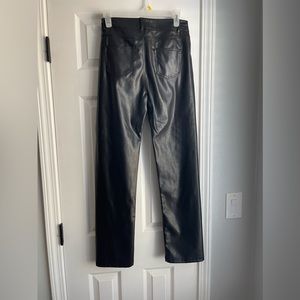 Black Leather Pants